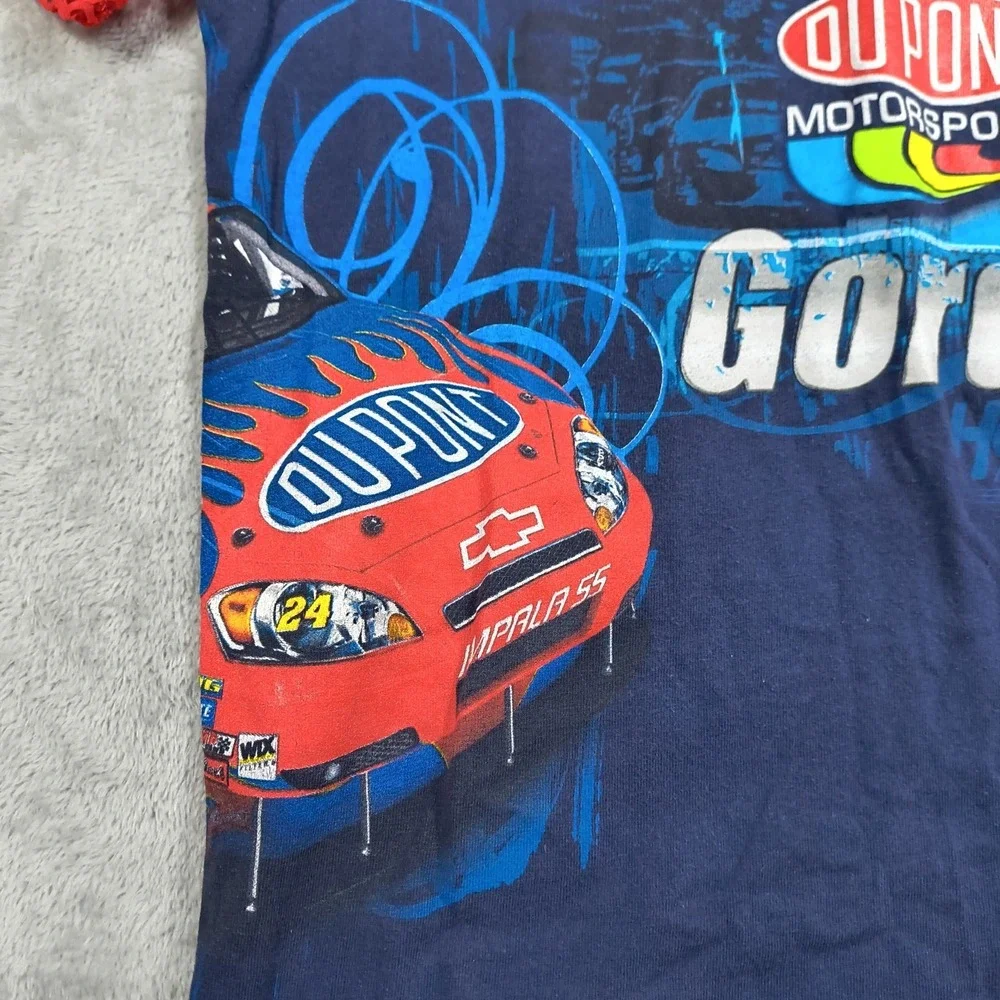 First Of A Kind Jeff Gordon Shirt Mens Small Custom Mesh Dupont 24 Nascar Y2K